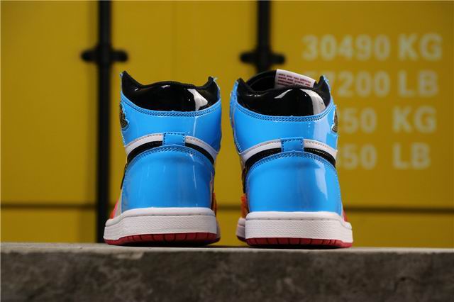 Air Jordan 1 Mid CK5666-100 Men's Basketball Shoes Blue Red;